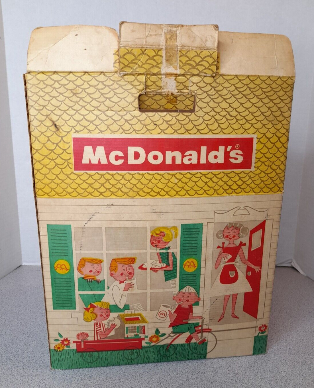 RARE 1960\'s, McDonald\'s Large Take Out Box \
