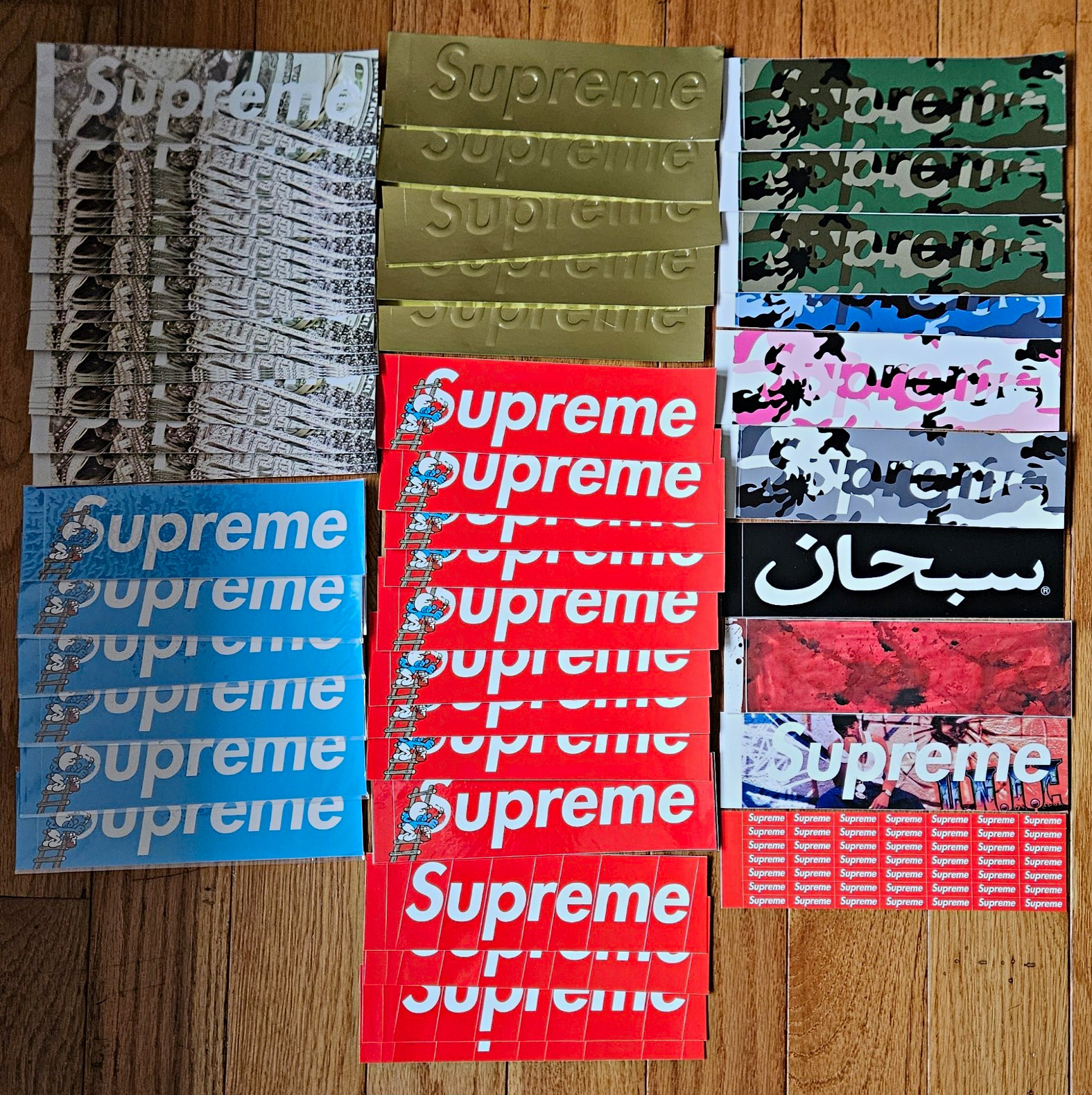 SUPREME BOX LOGO Sticker Lot