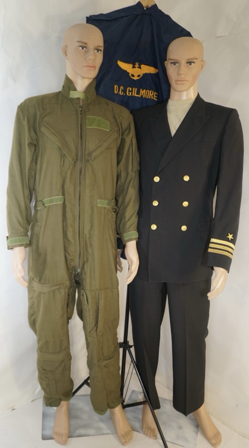 WWII Flying Coveralls with Dress Uniform (Soldier Identified)
