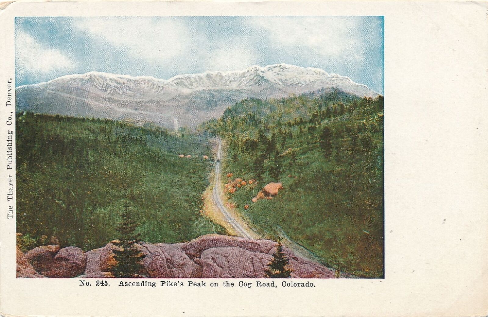 COLORADO SPRINGS CO - Ascending Pike\'s Peak On The Cog Road
