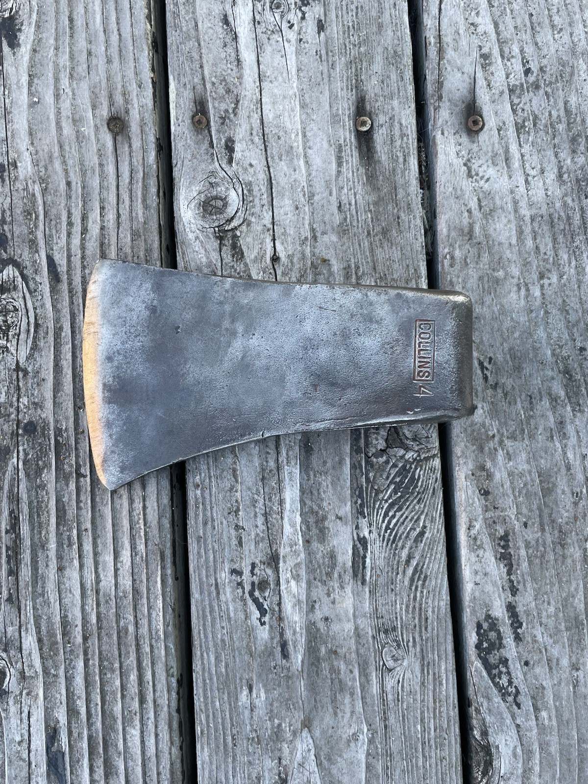 Vintage Collins Rafting Pattern Single Bit Axe Head 4 Lbs 5 Oz
