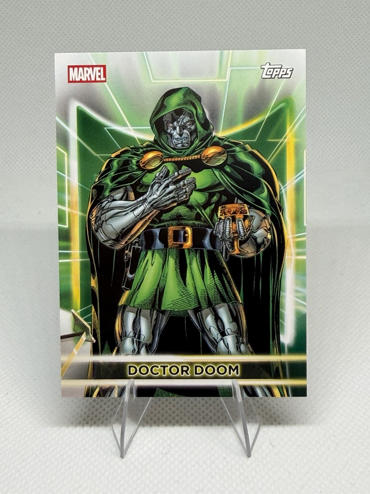 Topps Marvel Neon 2026 Dr Doom Base Doomsday Topps Marvel Neon 2026 Dr Doom Base Doomsday