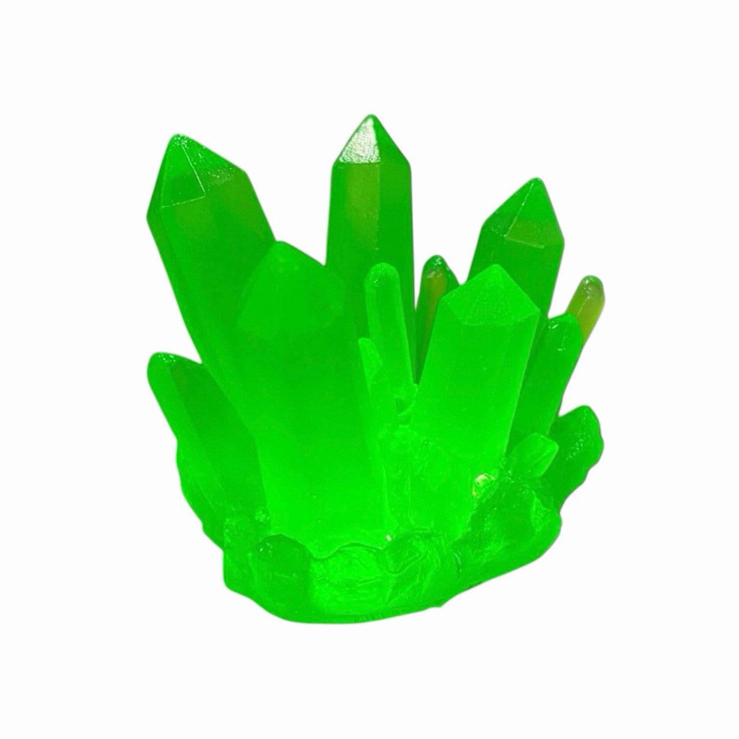 Kryptonite Green Crystal Resin Figurine Prop w/Bonus Light - for Superman Fan