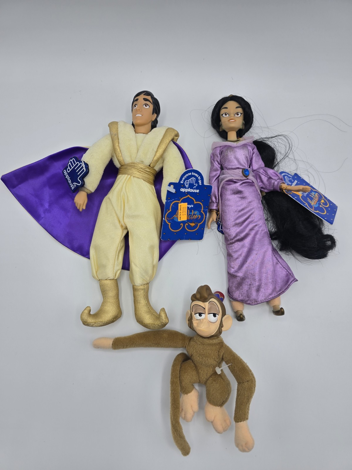 VINTAGE DISNEY APPLAUSE ALLADIN DOLLS 9\