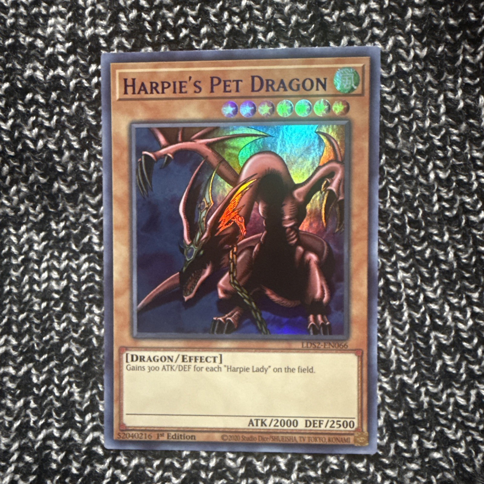 Harpie\'s Pet Dragon (Purple) LDS2-EN066 Legendary Duelists: Season 2 1st Edition