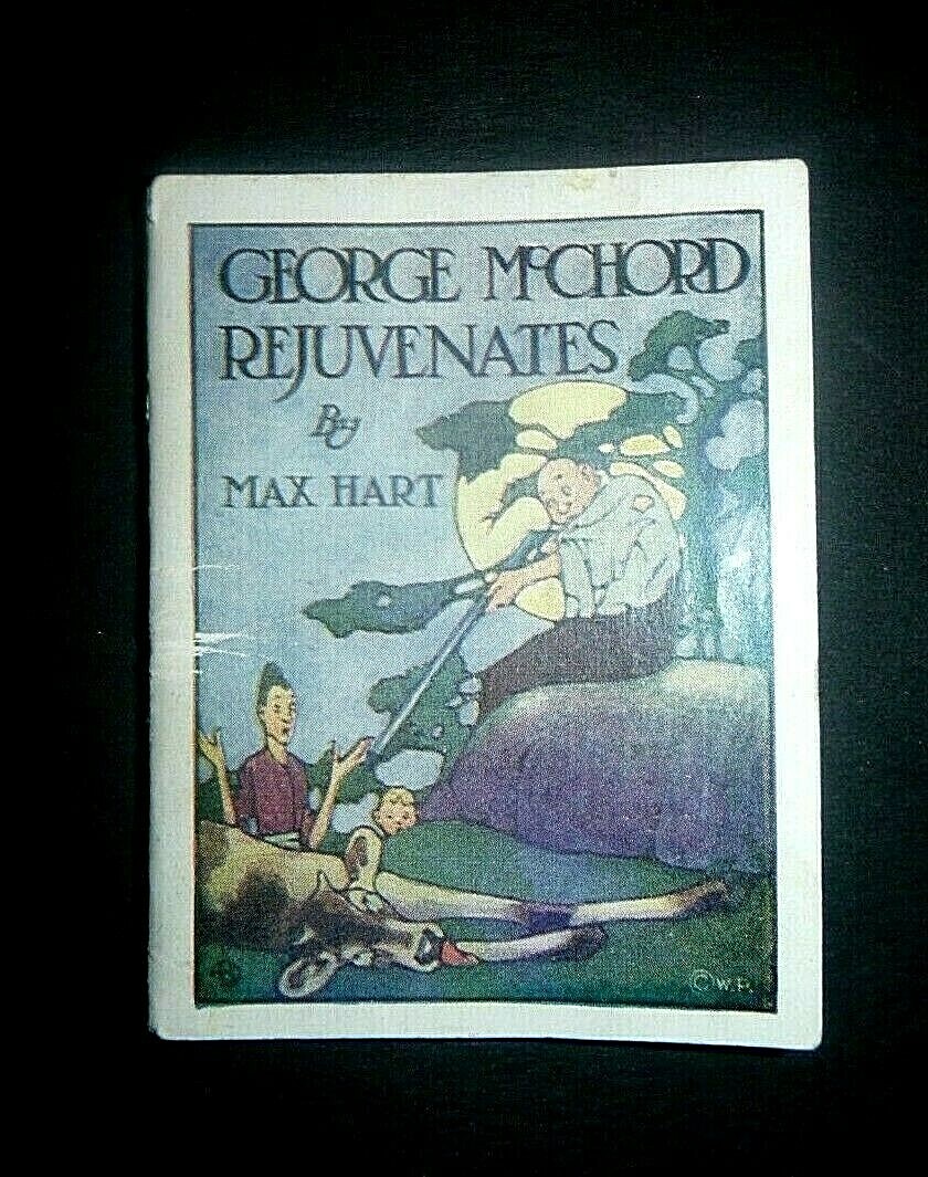 VINTAGE WINTHROP PRESS STRAIGHTS TOBACCO MINI BOOK GEORGE McCHORD REJUVENATES 