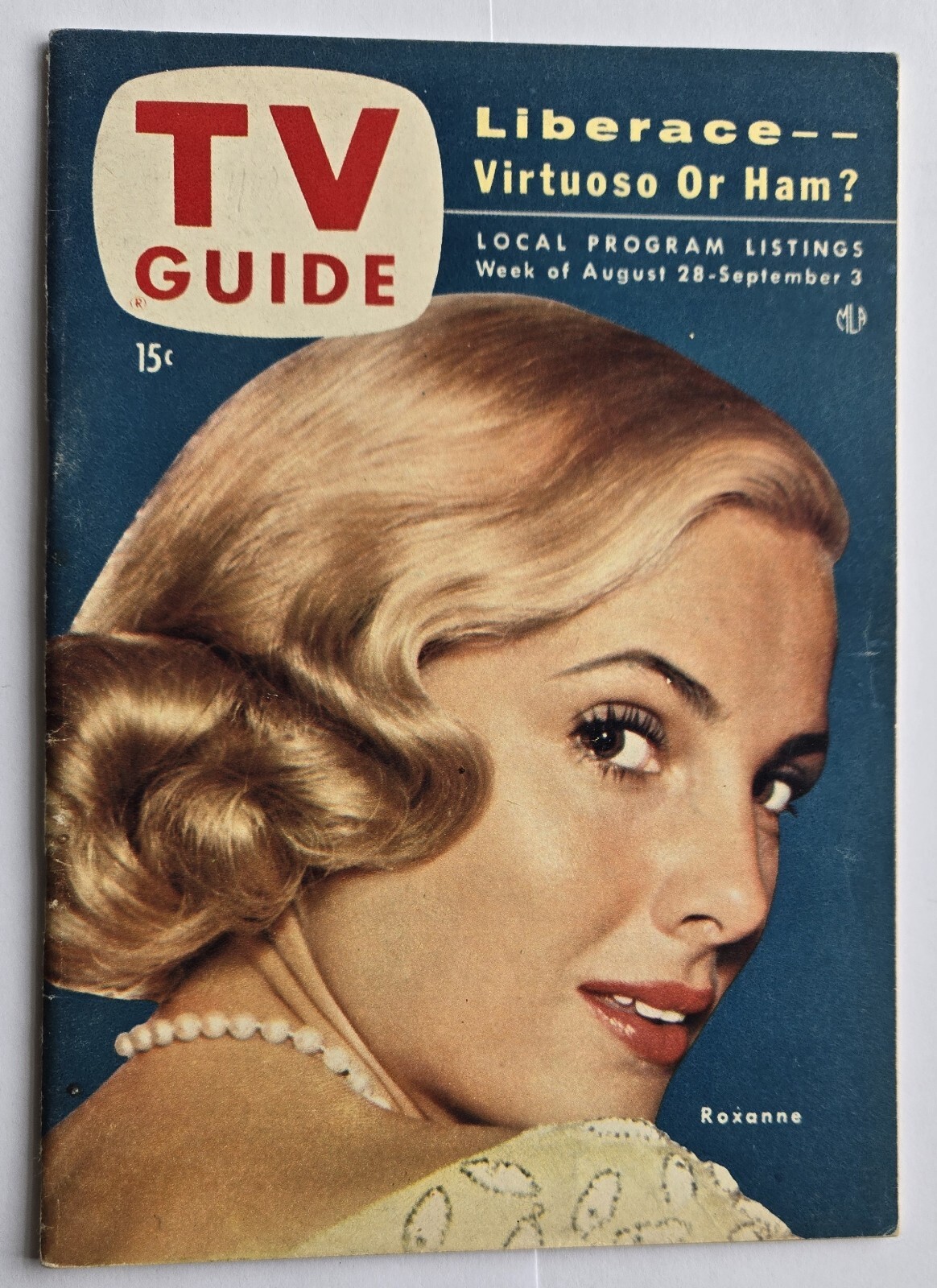 TV Guide August 1954 ROXANNE OF \