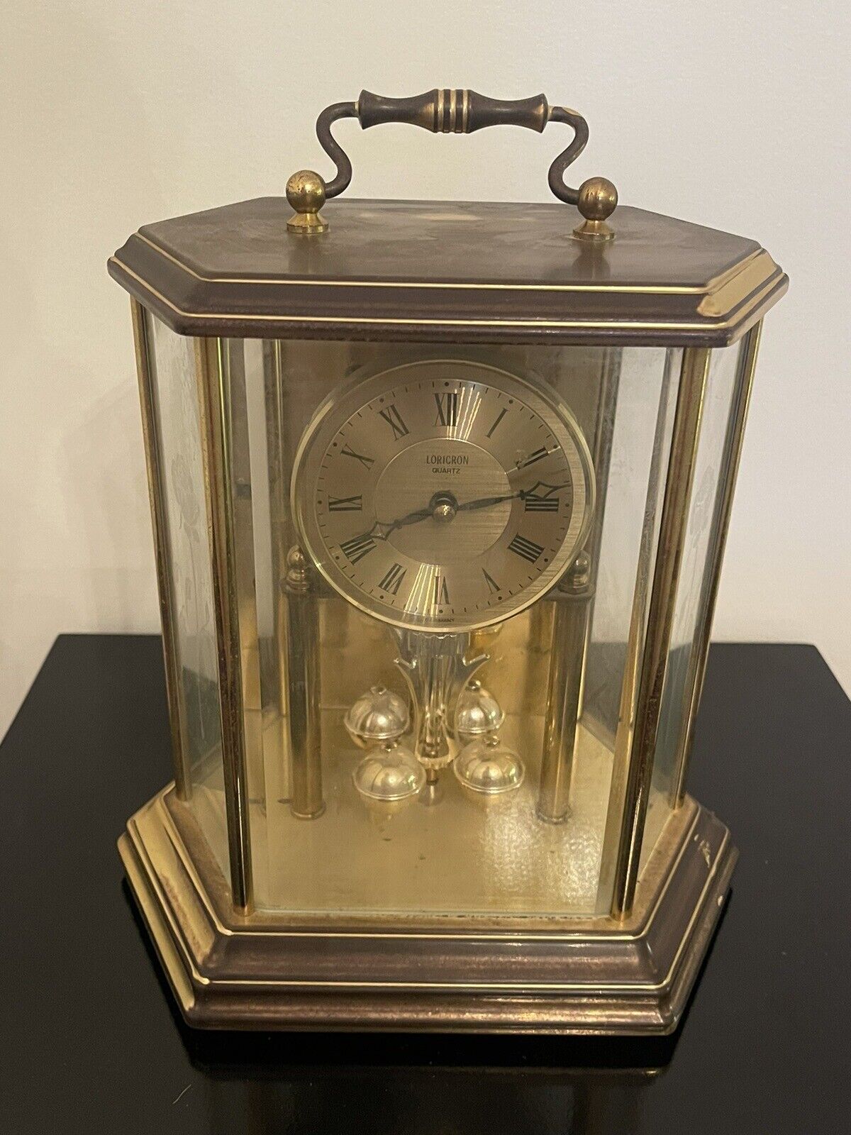Loricron Quartz Clock Anniversary German Antique Rare Vintage