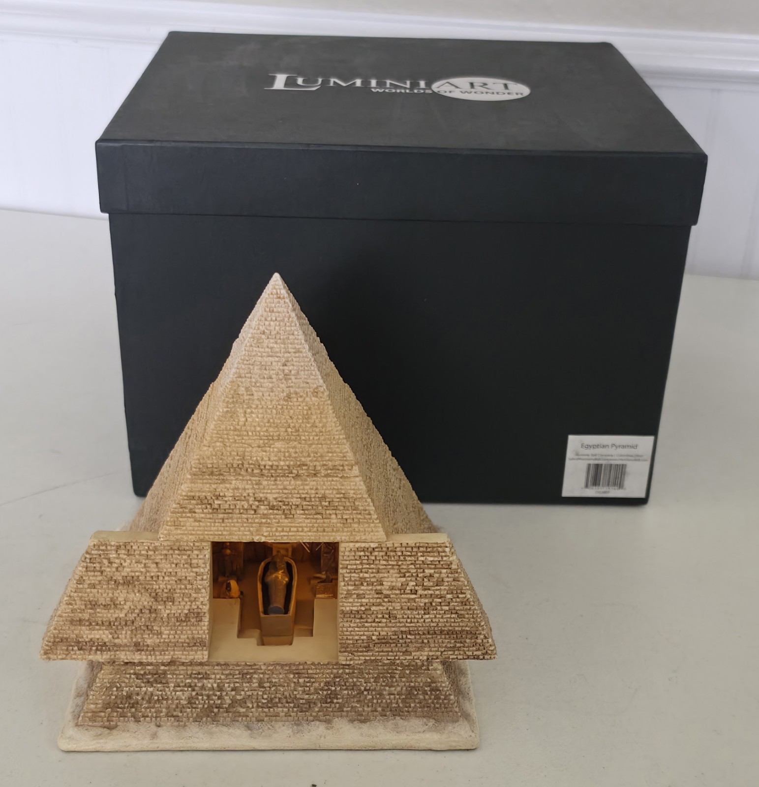 Luminiart Egyptian Pyramid Light-up Model Pharoah Tomb WORKS GREAT Harmony Ball Luminiart Egyptian Pyramid Light-up Model Pharoah Tomb WORKS GREAT Harmony Ball