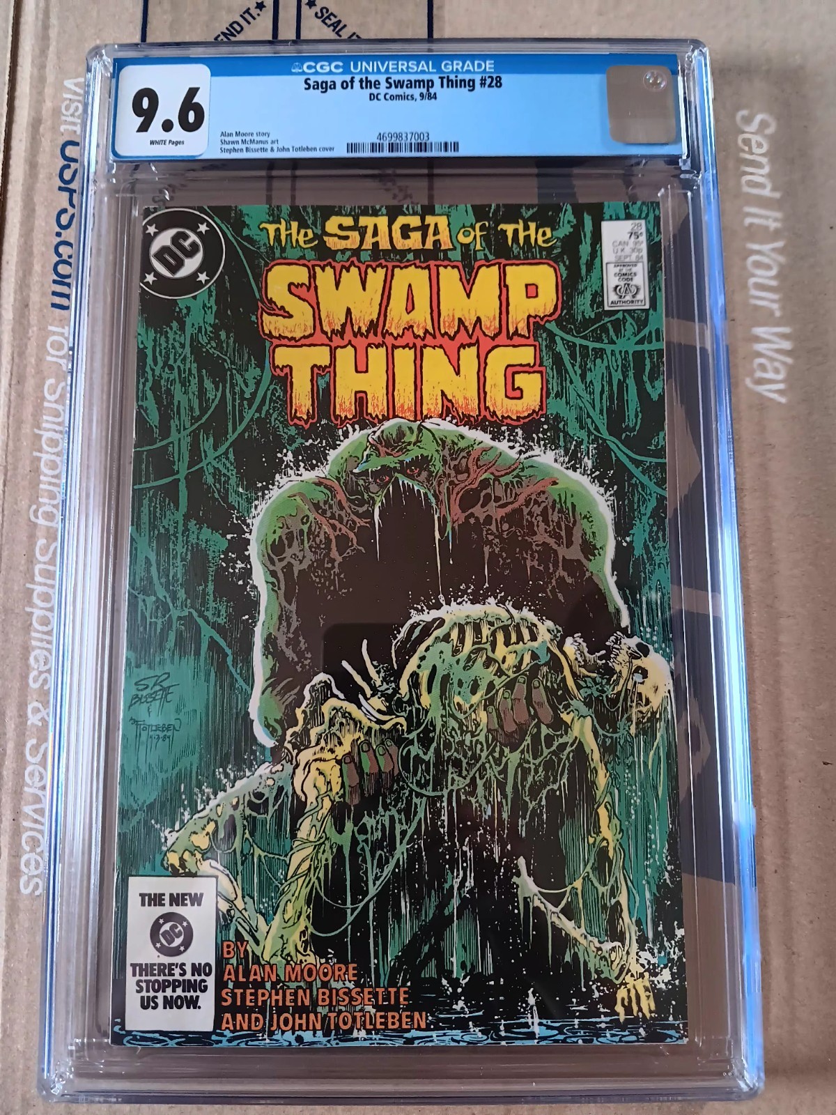 Saga Of The Swamp Thing #28 CGC 9.6 1984 Alan Moore Story