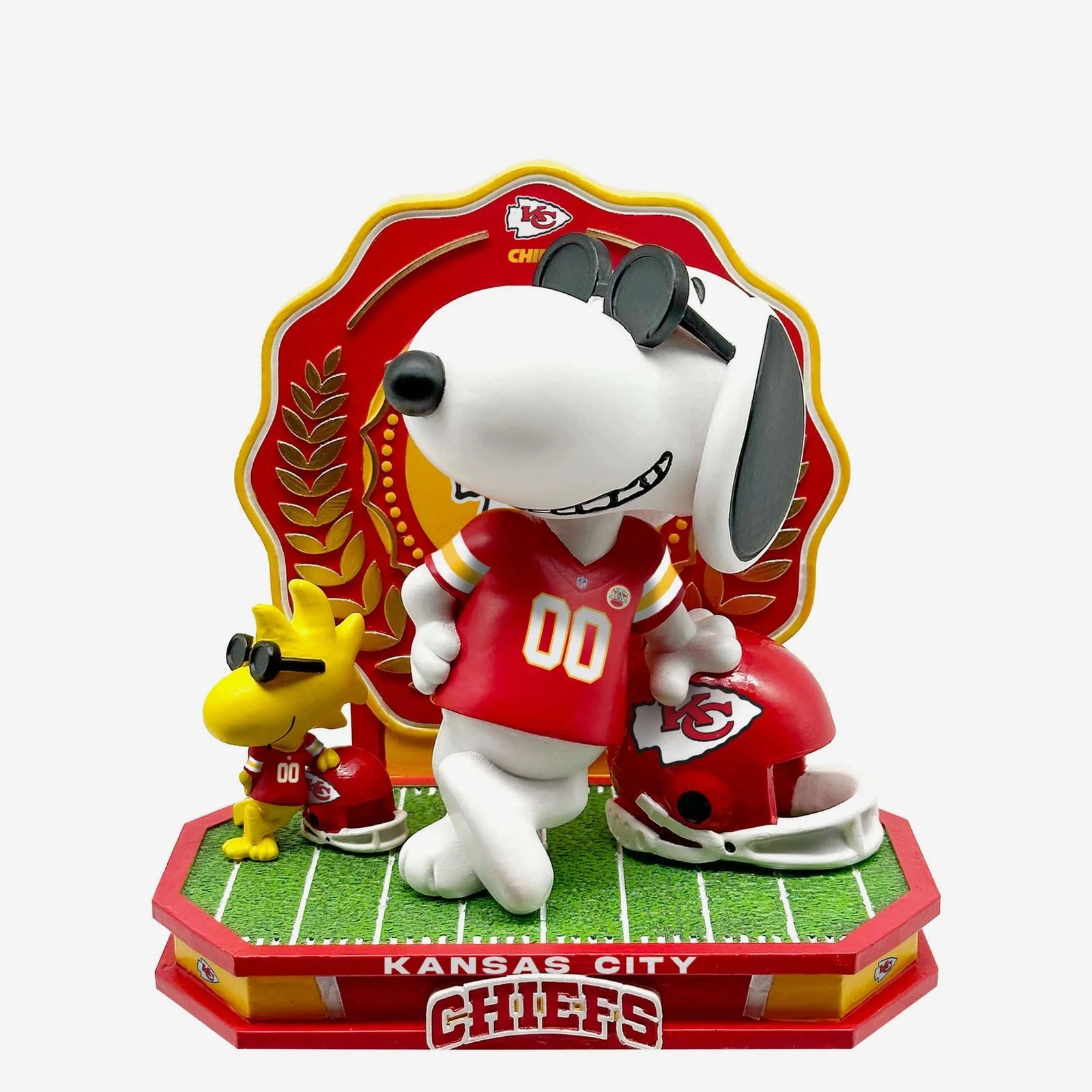 Snoopy Woodstock Kansas City Chiefs Joe Cool Peanuts Dual Bobblehead Bobblehead Snoopy Woodstock Kansas City Chiefs Joe Cool Peanuts Dual Bobblehead Bobblehead