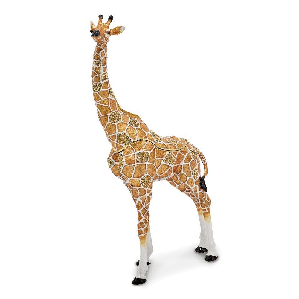 Bejeweled Large Giraffe Trinket Box