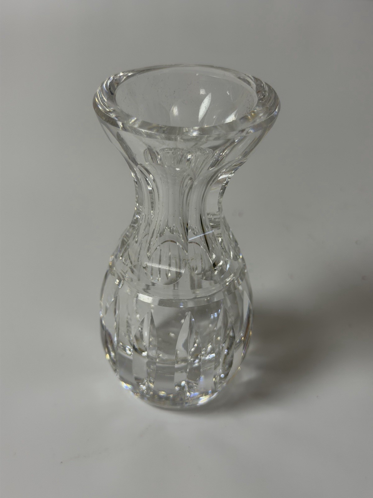 Vintage Waterford Crystal 4-Inch Tall Bud Vase Great Condition Signed At Bottom Vintage Waterford Crystal 4-Inch Tall Bud Vase Great Condition Signed At Bottom