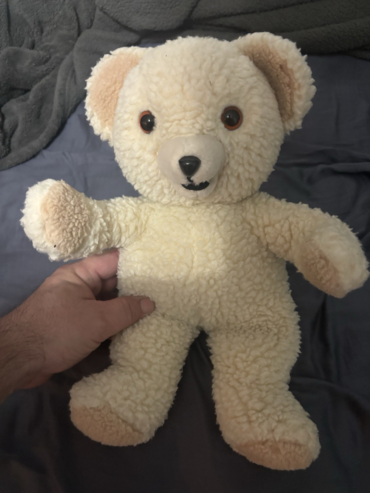 RARE Vintage Snuggle Bear Plush 1986 Lever Bros Fabric Softener Russ 12” 