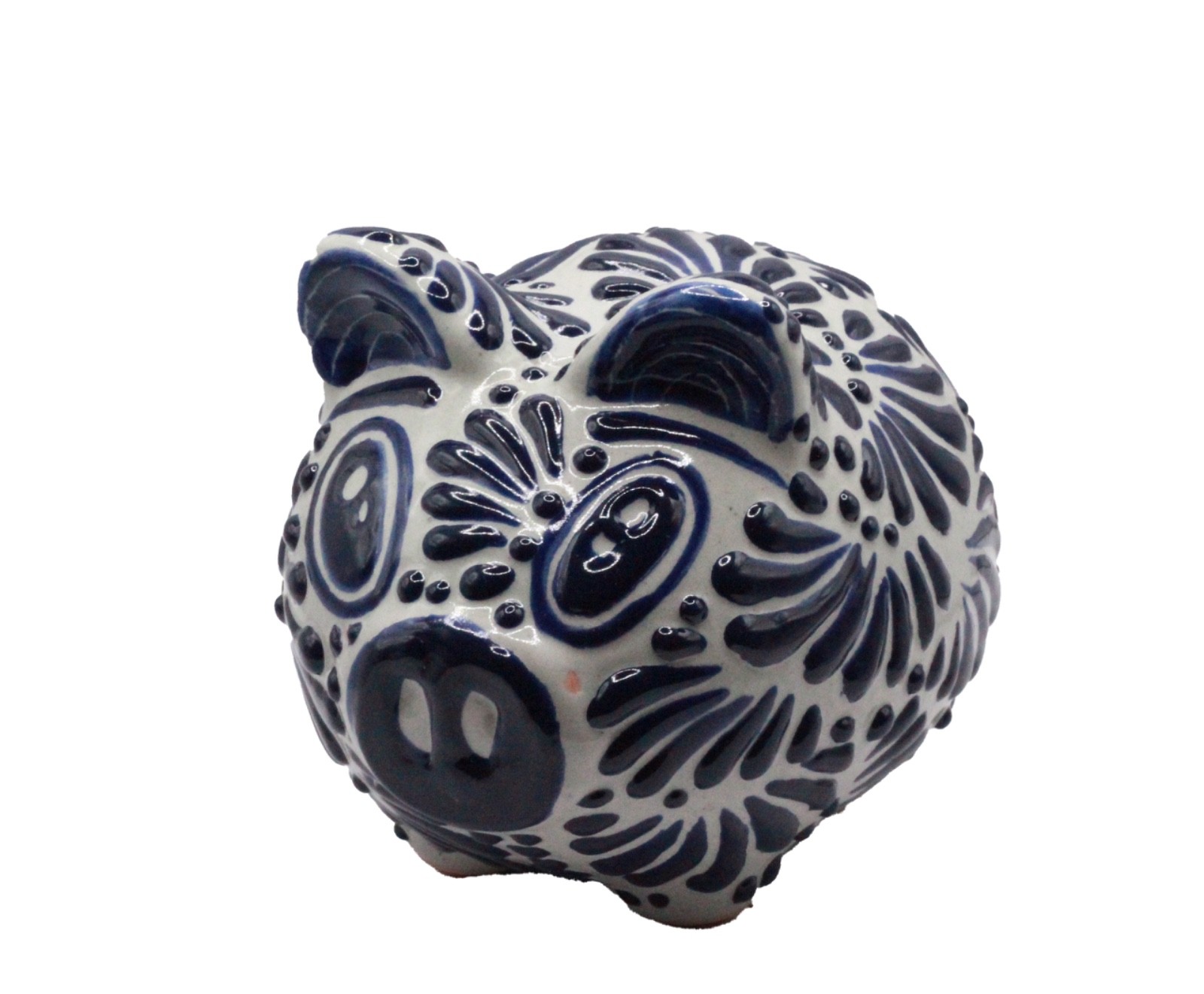 Talavera Piggy Bank Hand Painted -Blue Talavera Piggy Bank Hand Painted Talavera Piggy Bank Hand Painted -Blue Talavera Piggy Bank Hand Painted