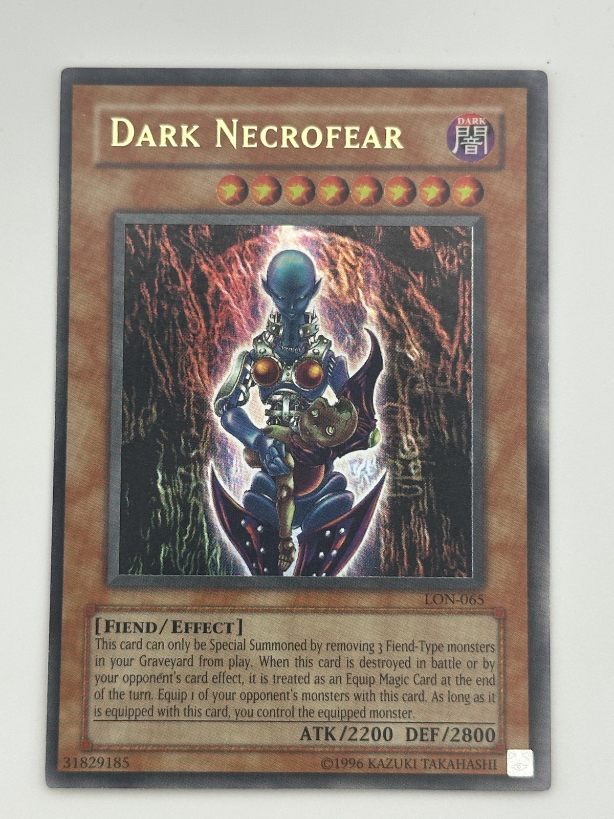 KONAMI YU-GI-OH DARK NECROFEAR #LON-065 ULTRA RARE UNLIMITED KONAMI YU-GI-OH DARK NECROFEAR #LON-065 ULTRA RARE UNLIMITED