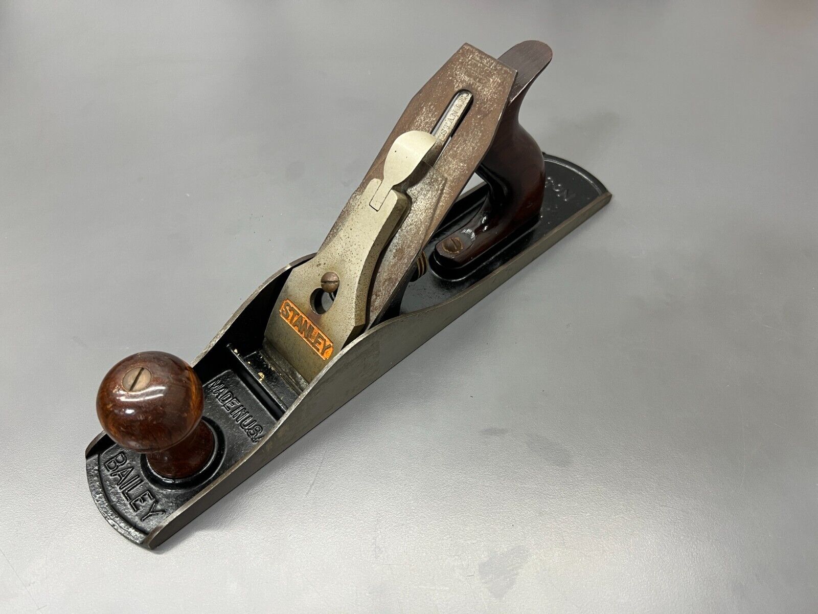 VINTAGE STANLEY BAILEY NO. 5 TYPE 16 1933-1941 SMOOTH PLANE - VERY NICE - USA