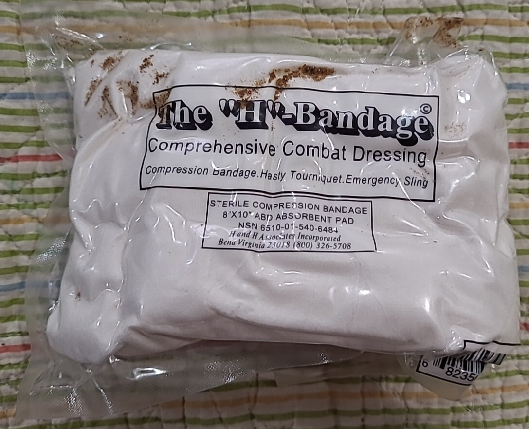 The H Bandage Comprehensive Combat Dressing Military Surplus