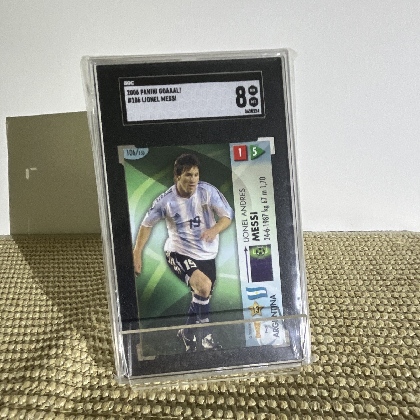 Panini GOAAL 2006 Lionel Messi FIFA World Cup Germany #106 106/150