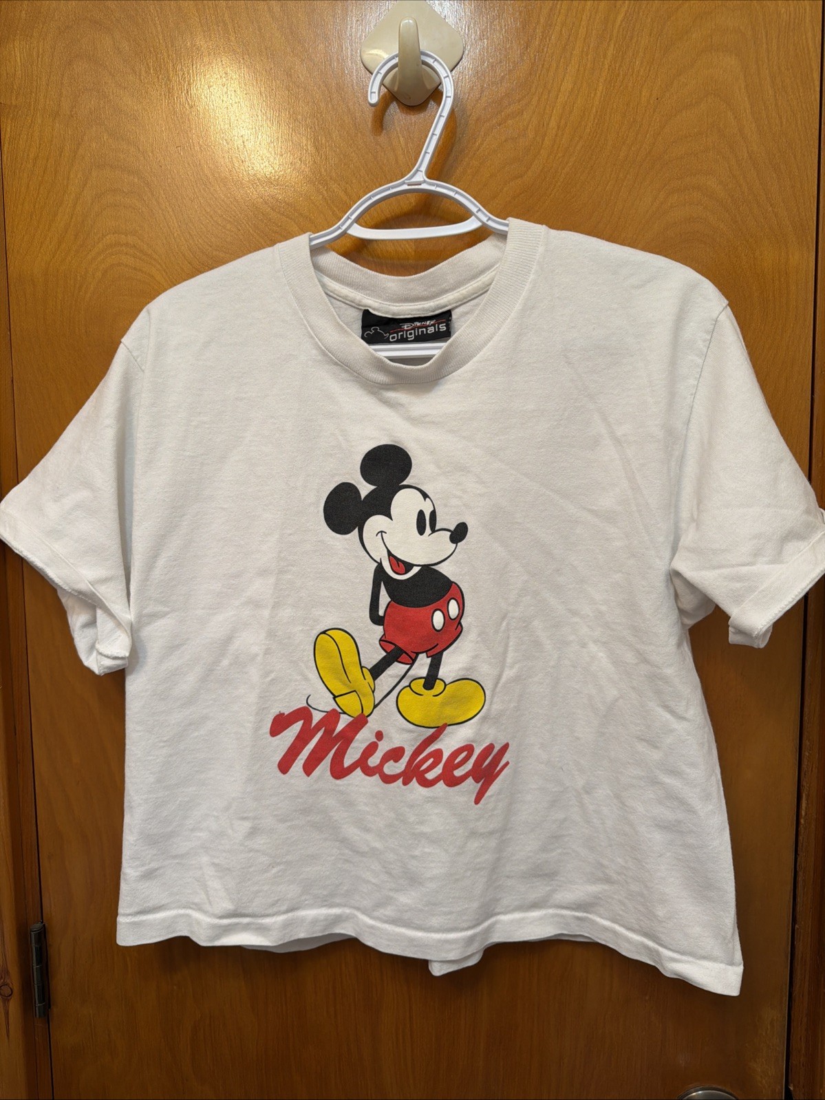 ⁠Vtg 90s Disney Originals Mickey Mouse T-Shirt Single Stitch Made USA Dble Sided