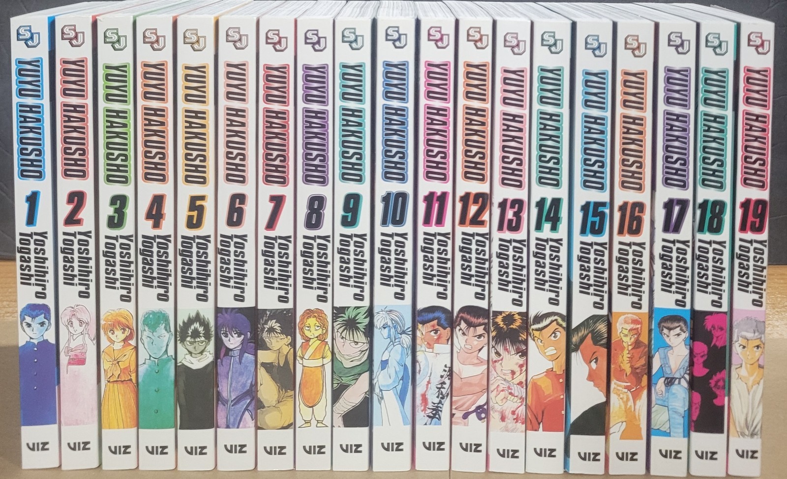 Yuyu Hakusho Manga Volumes 1-19 In English Viz Media Brand New Complete Set 