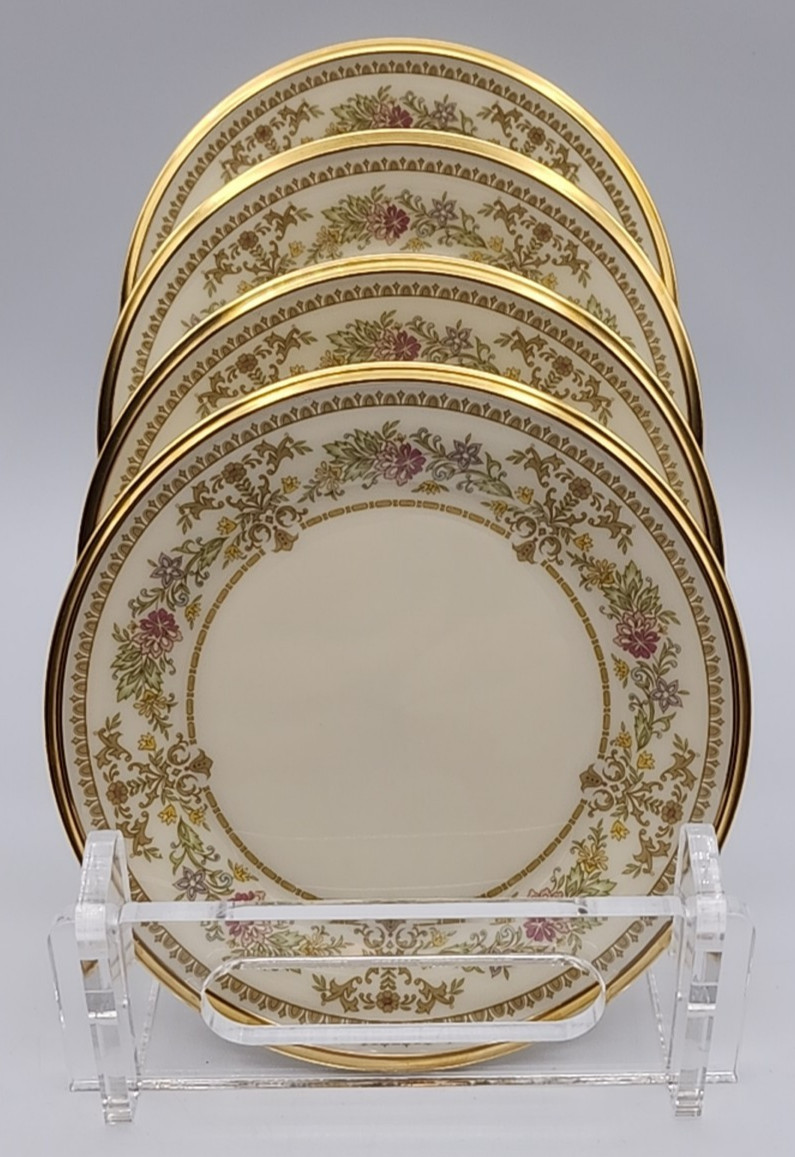 Lenox Castle Garden Bread Plates Roughly 6 1/4