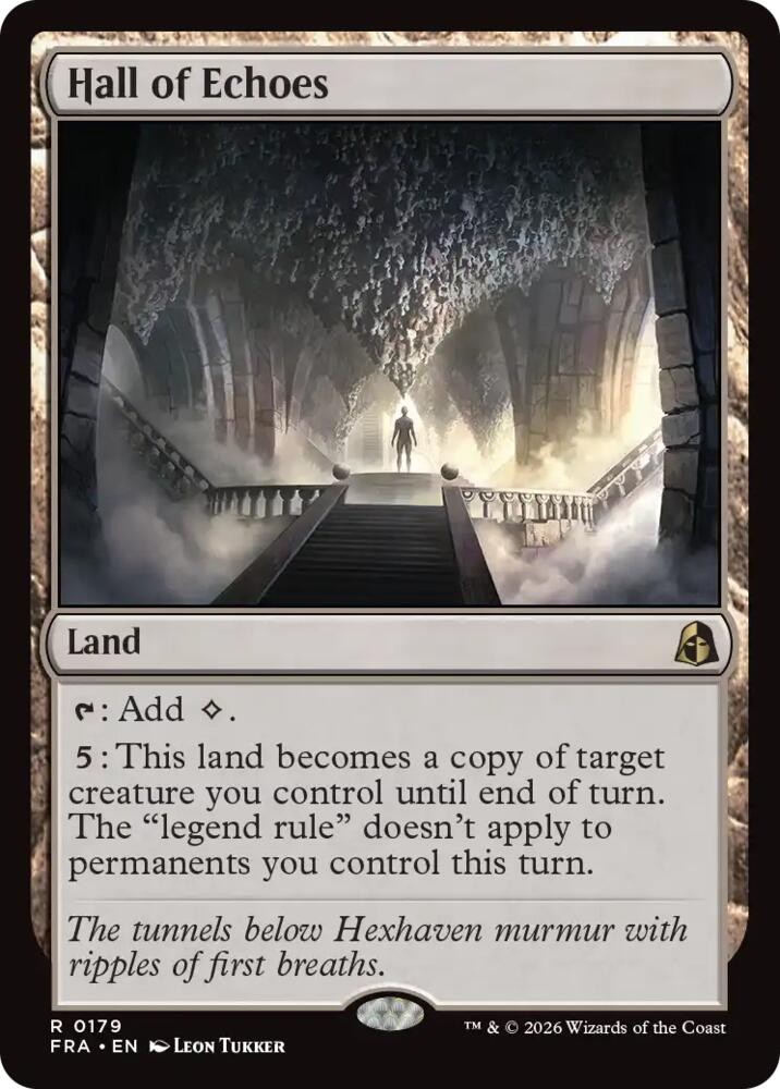 Hall of Echoes FRA 179 Rare Reality Fracture MTG