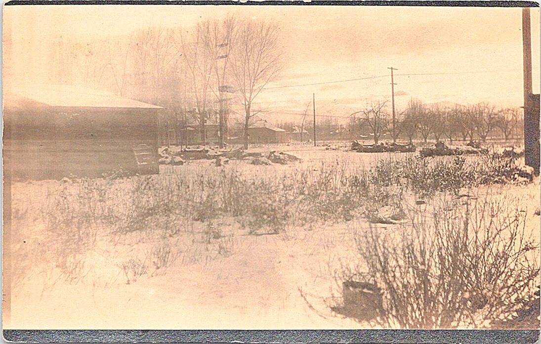 RPPC Salt Lake City Utah Scene on Outskirts of Town 
