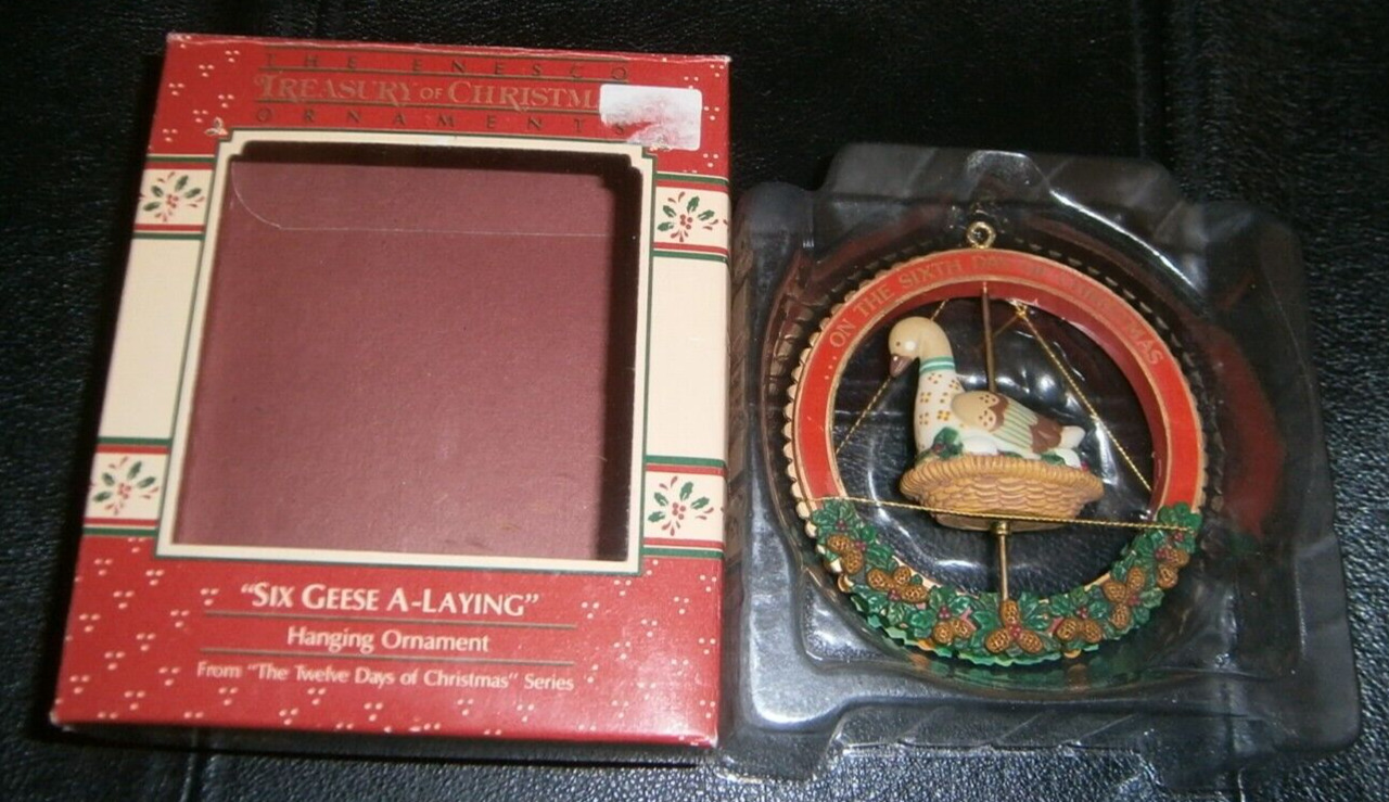 Enesco Ornament - Twelve Days of Christmas - Six Geese A-Laying