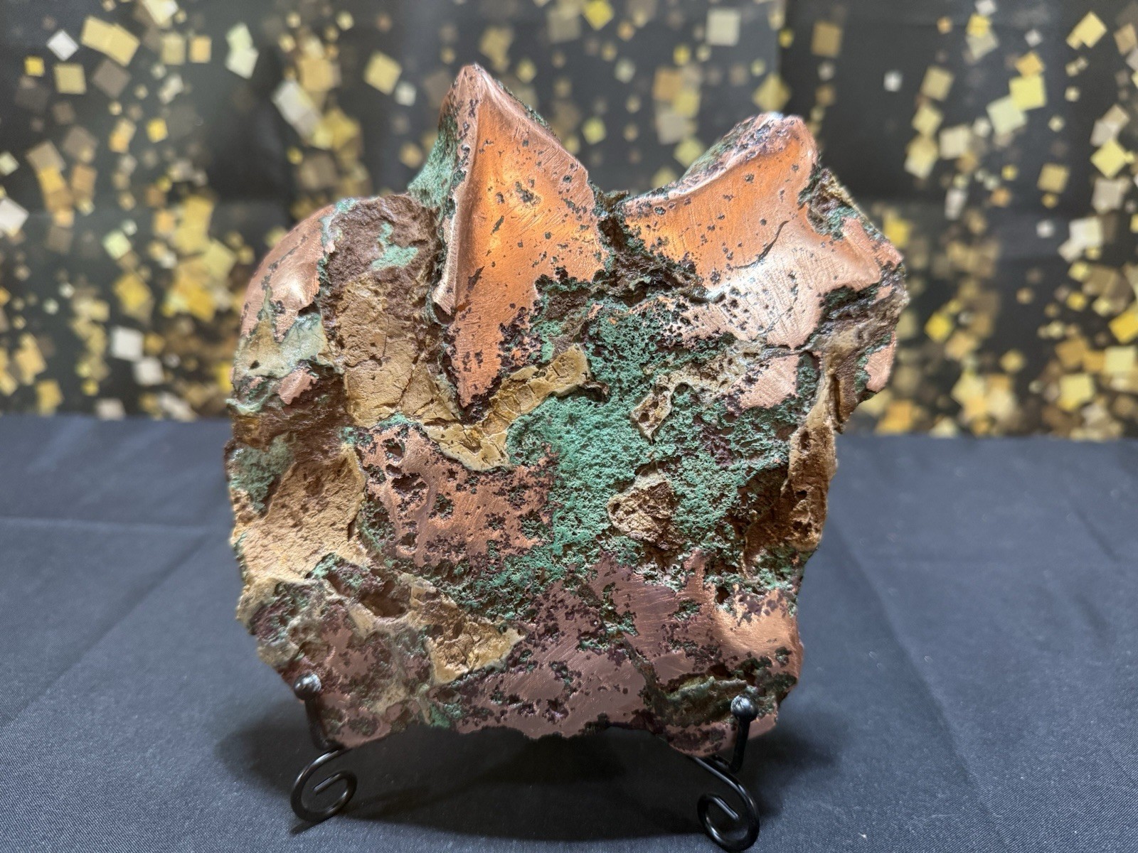 6 Lb + Natural Michigan Float Copper Green Malachite & Purple Cuprite W/Video