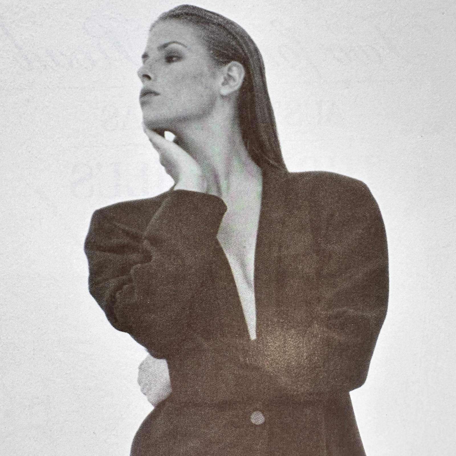 1994 Giorgio Armani Le Collezioni Fashion Vintage Print Ad Advert Art