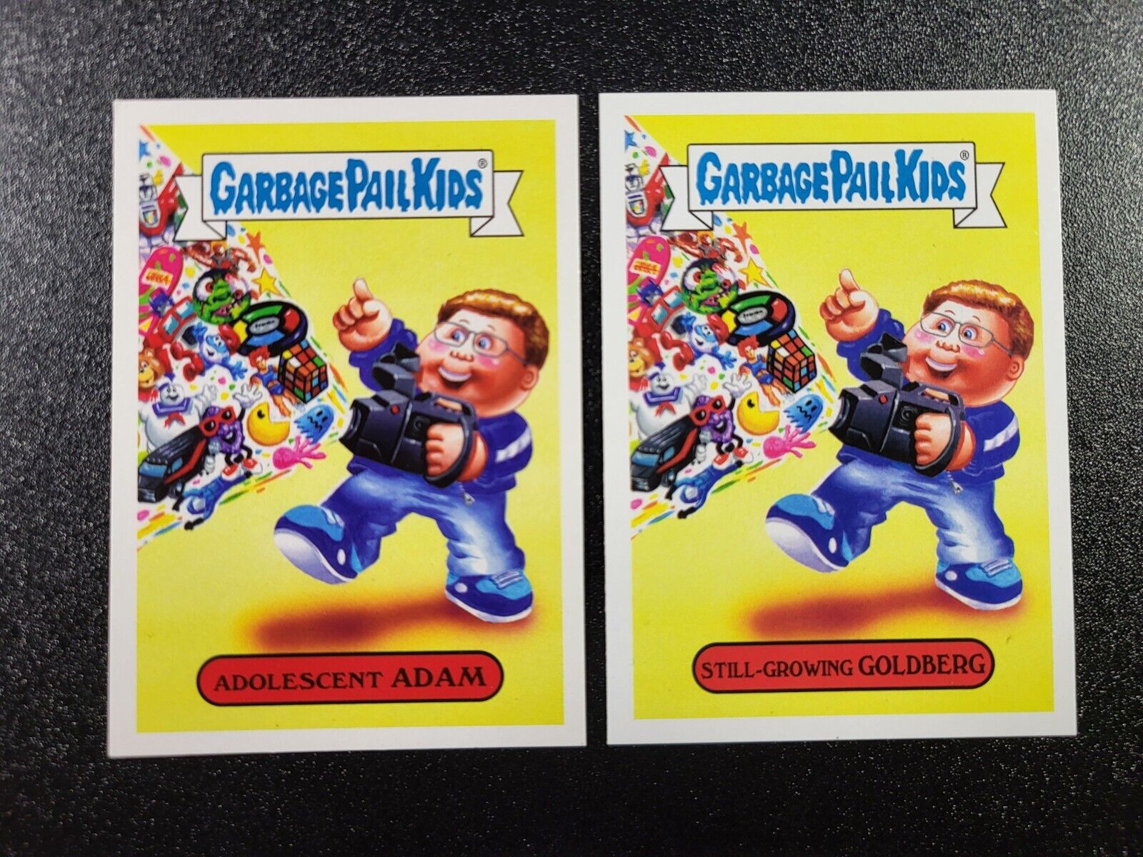 Goldbergs Adam Goldberg Sean Giambrone Spoof Garbage Pail Kids 2 Card Set
