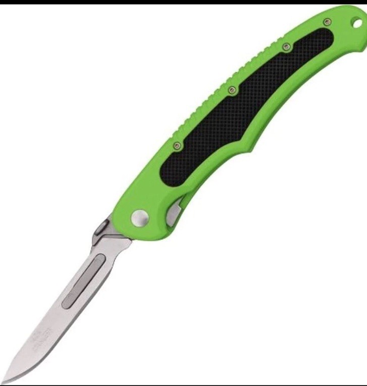 HAVALON Piranta Bolt Stainless Steel Folding Hunting Knife with ABS Handle
