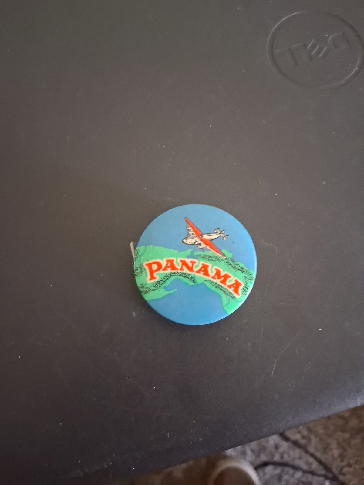 Vintage 1950’s Panama Sewing Tin Tape Measure Advertising