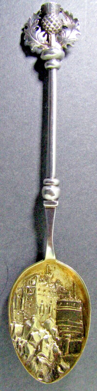 Antique Sterling Silver Souvenir of Edinburg Castle Edinburg Scotland 1904
