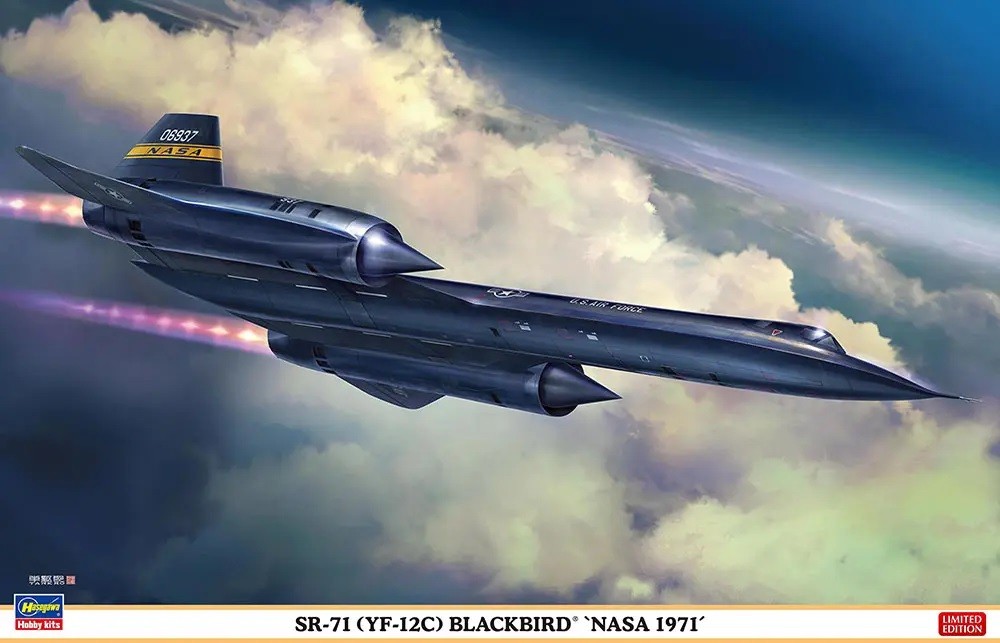 SR-71 Blackbird NASA 1971 1:72