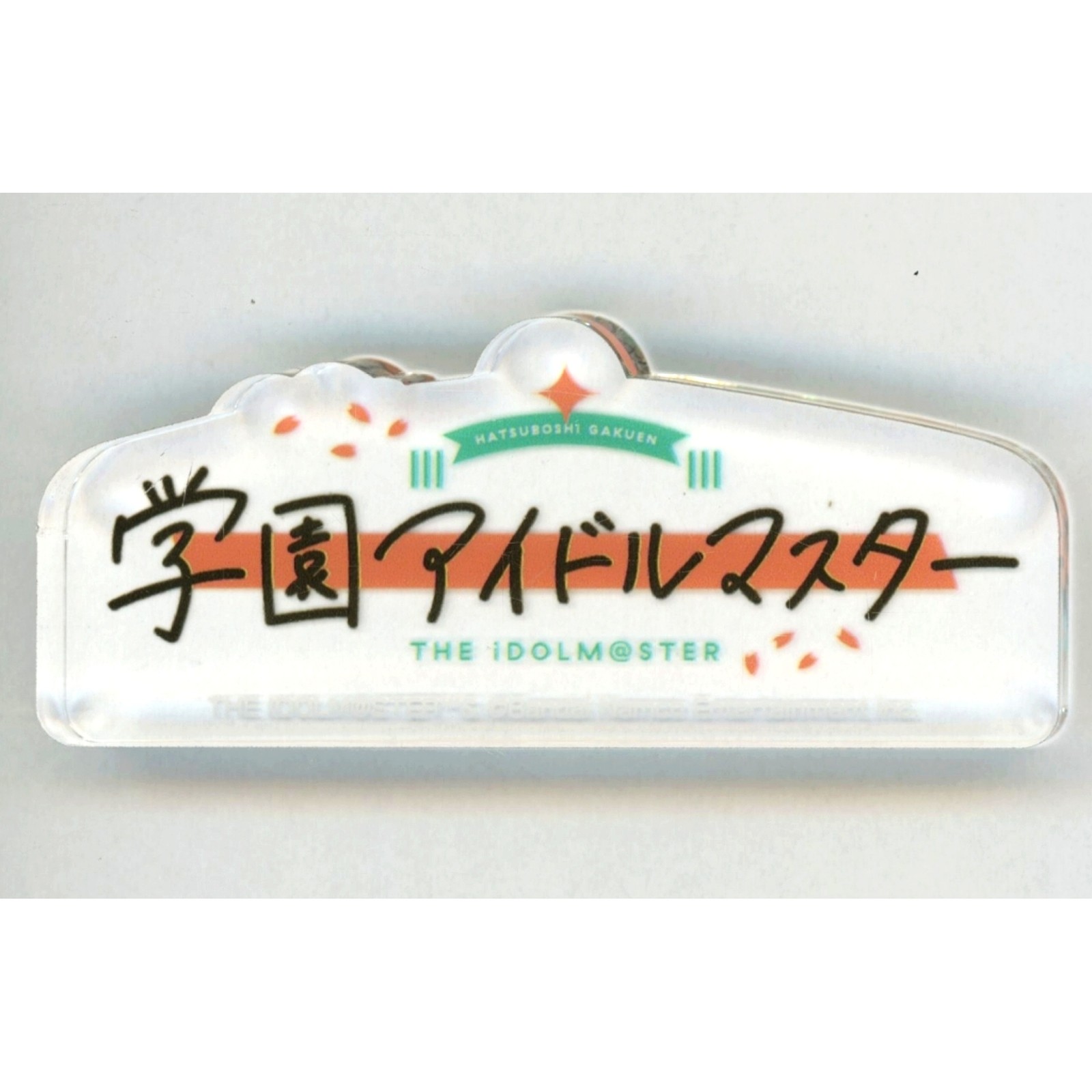 Logo Acrylic Object Gakuen Idolmaster Japan X997