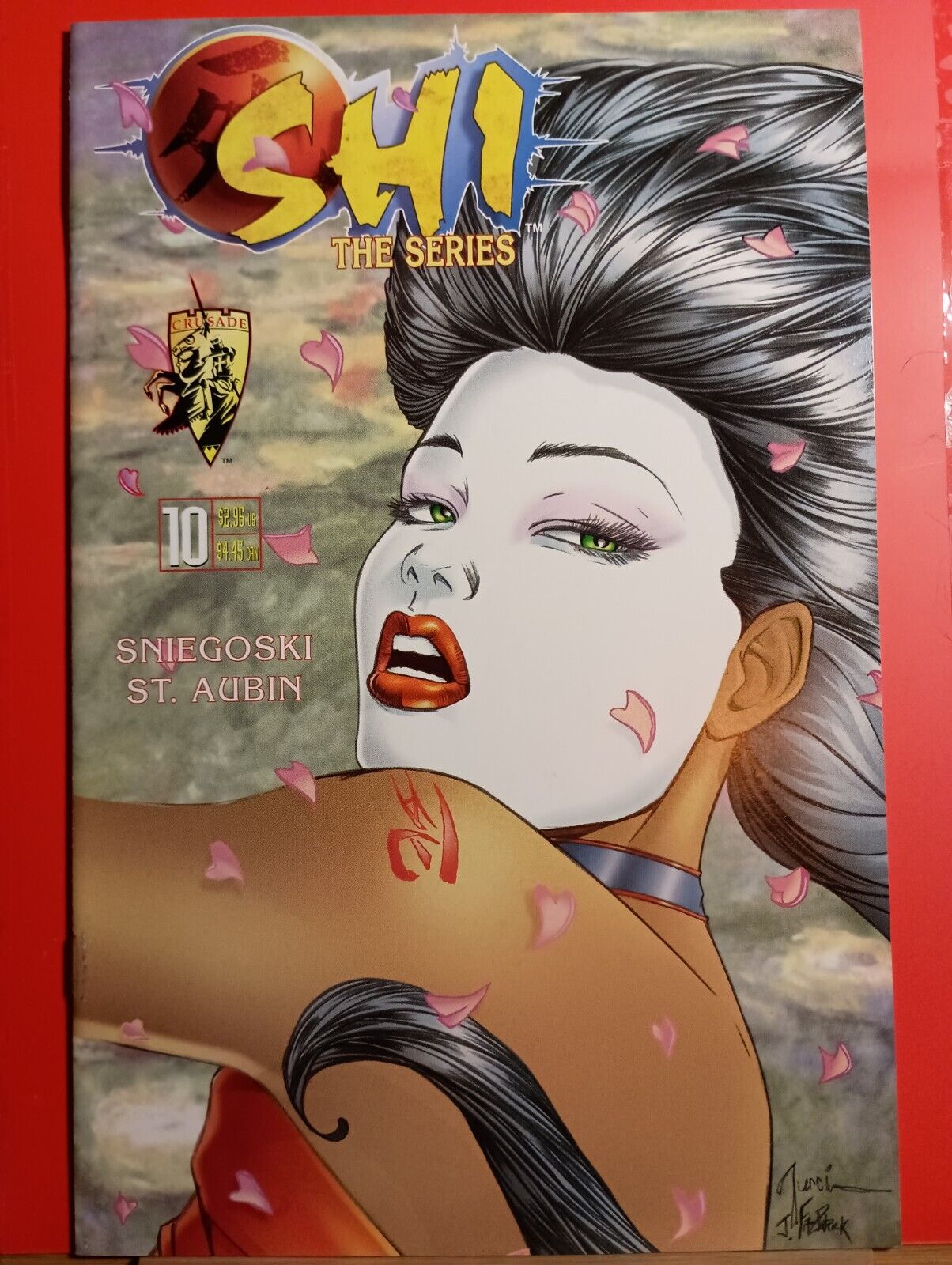 1998 Crusade Comics Shi The Series Issue 10 William Tucci Cover D Variant FREE S
