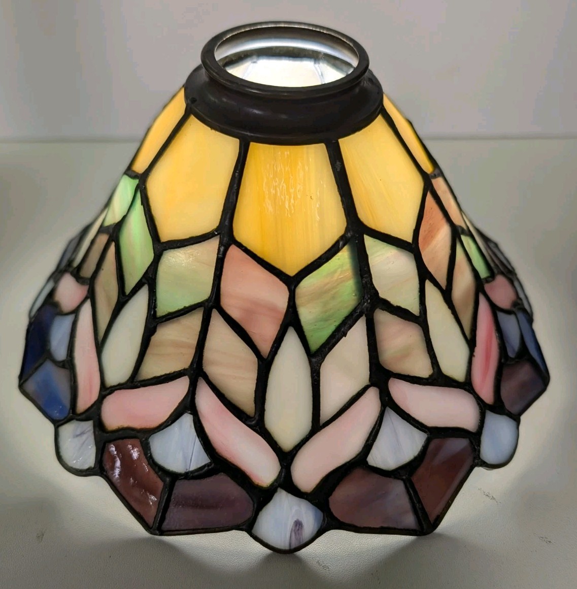 Quoizel Tiffany Style Stained Glass Replacement 8\