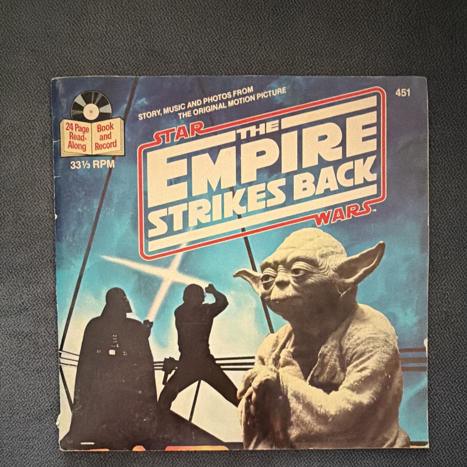 Star Wars The Empire Strikes Back read along book and record, 1980, TESB, RARE