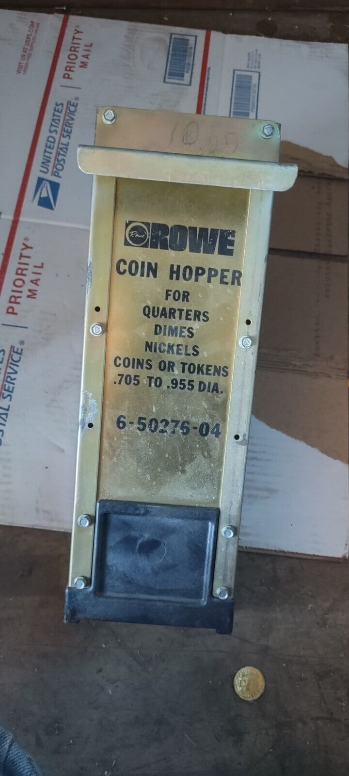 rowe bc-3500 arcade vending bill changer hopper #5345