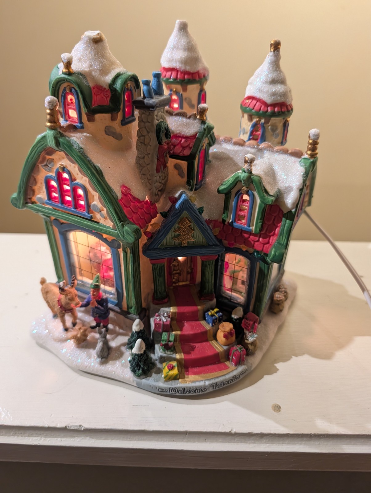 LEMAX Santa\'s Wonderland Lighted Building Santa\'s House 2006 Retired  ~ RARE