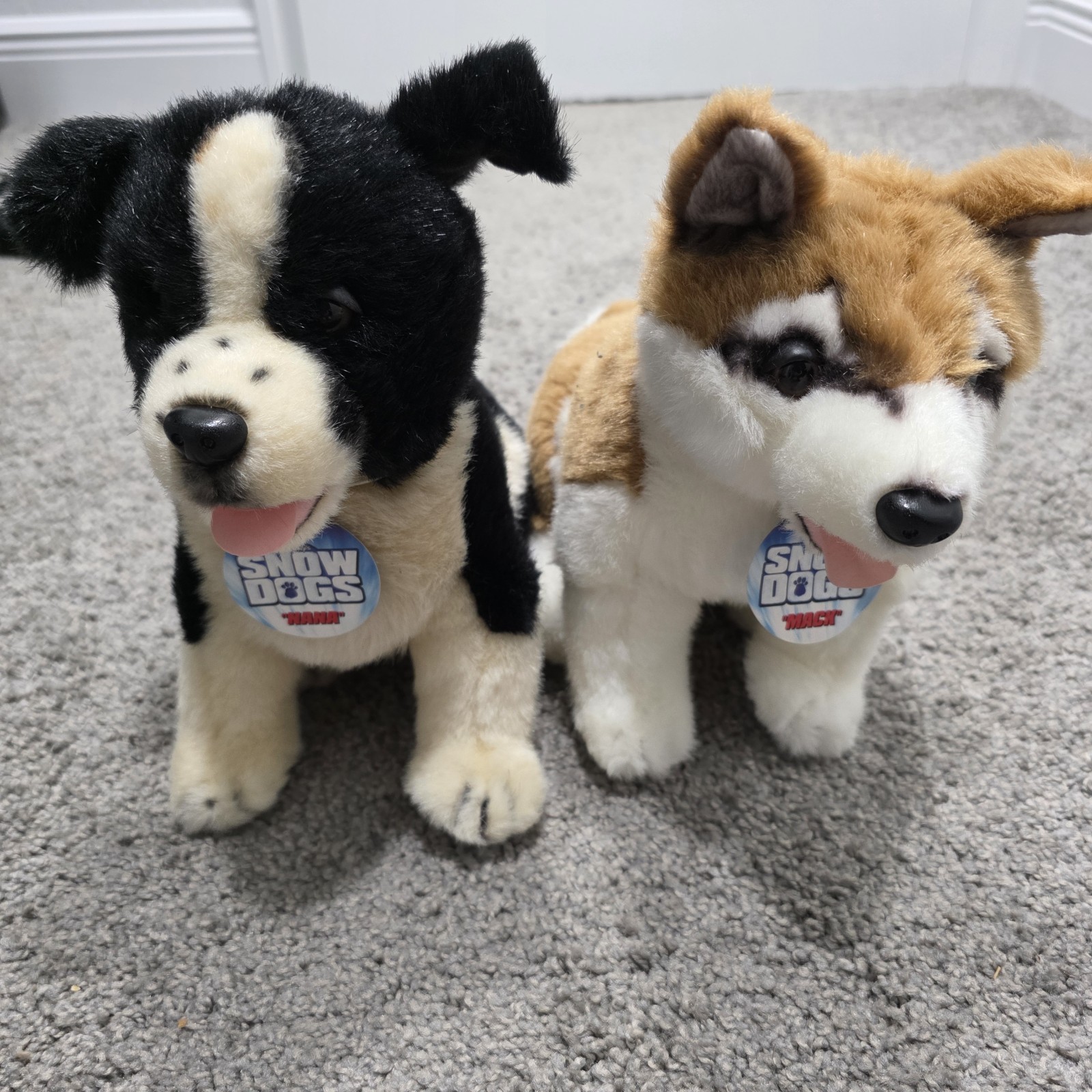 Vintage Disney Store Y2K Snow Dogs Movie Plush Nana Mack Lot 2 Stuffed Animal