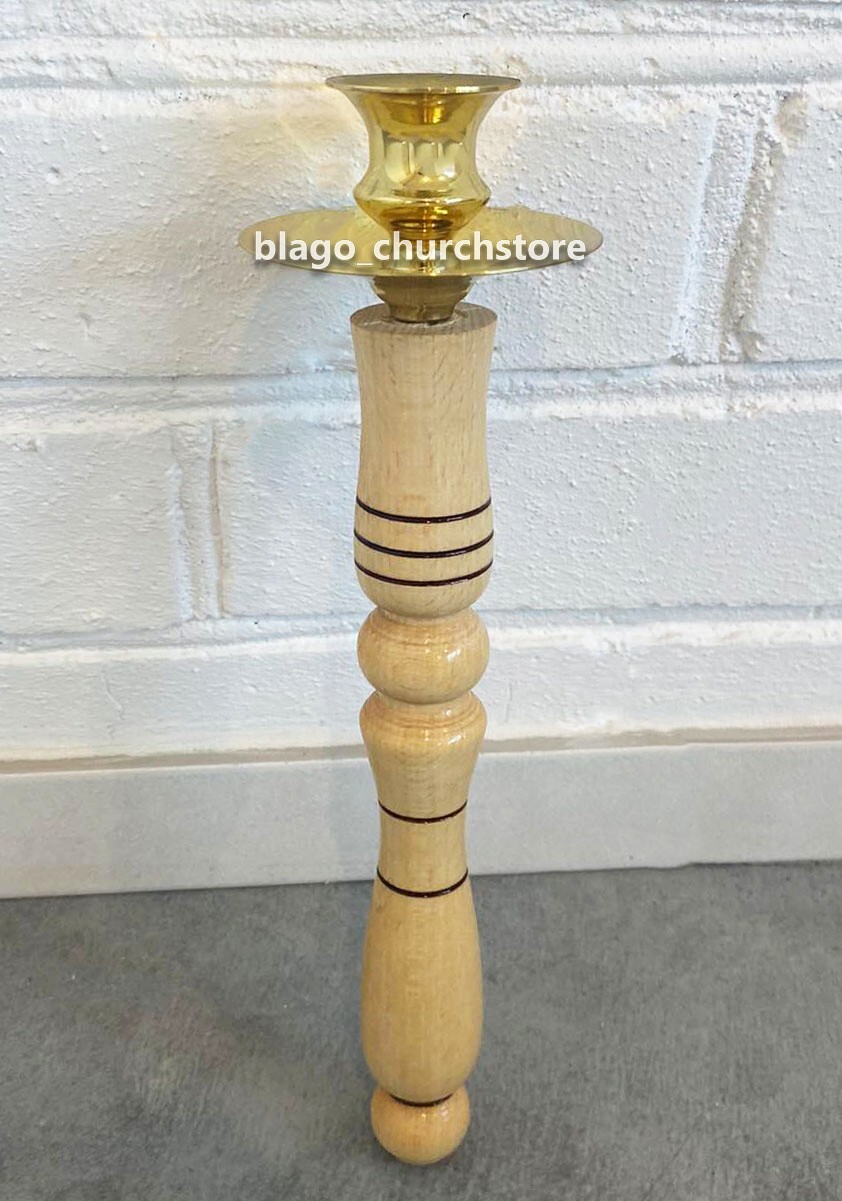 Church candlestick one candlestick in the hand 10.24\
