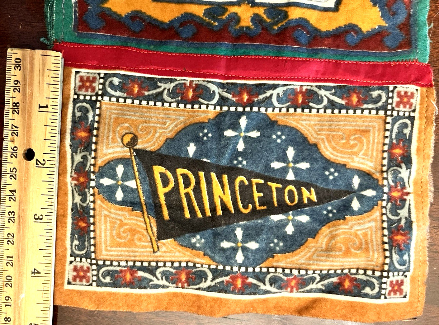 1910s Murad Tobacco Felt Strip Princeton Yale College Vintage Premium Lot