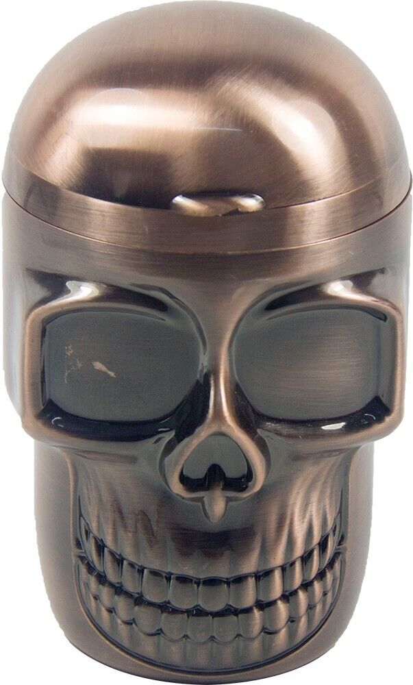 Portable Car Travel Cigarette 3D Candy Skull Ashtray Holder Cup LED Light
