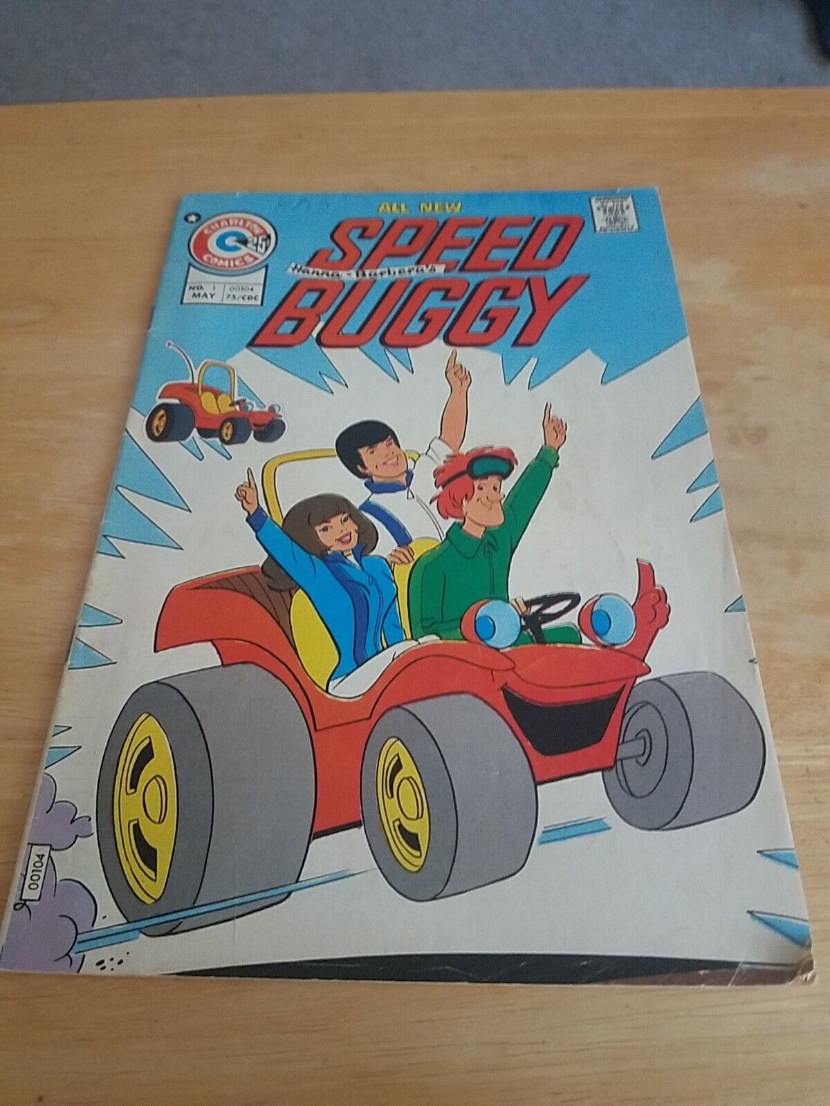 Speed Buggy #1 1st Solo  Comic Hanna-Barbera Scarce Charlton 1975. Good