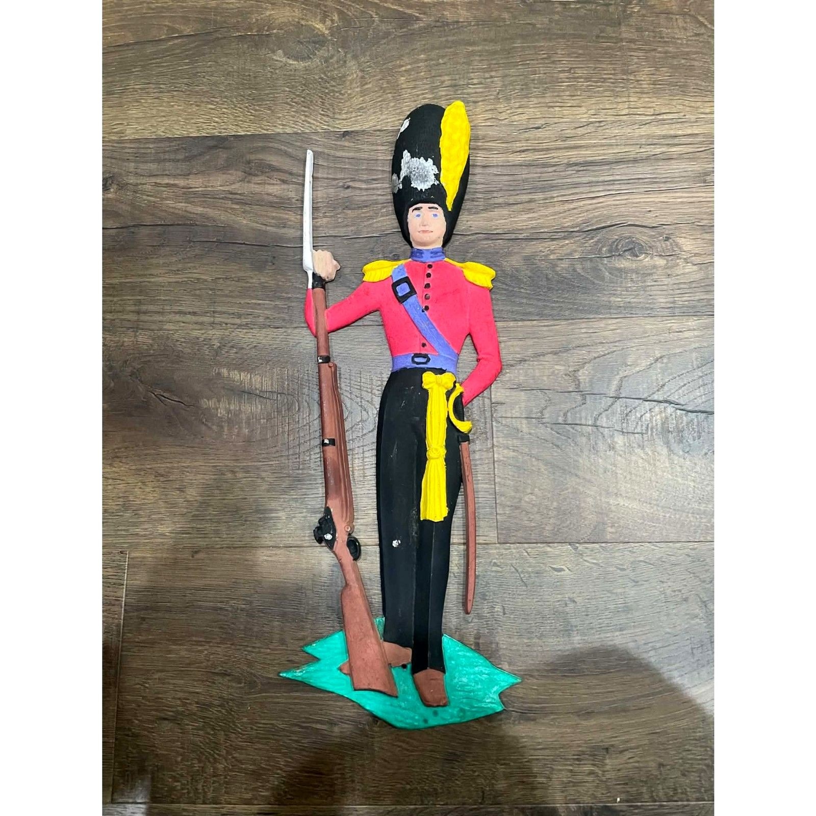 Vintage Sexton Cast Metal Toy Soldier Wall Plaque 21