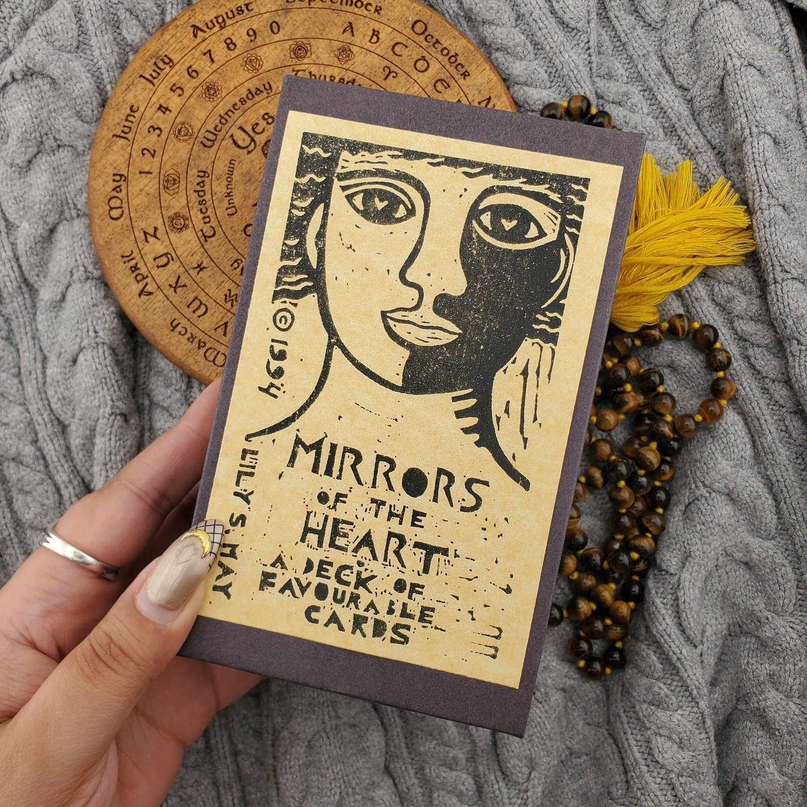 Mirrors of the Heart A Deck of Favourable Oracle Cards 43 Card Complete Deck
