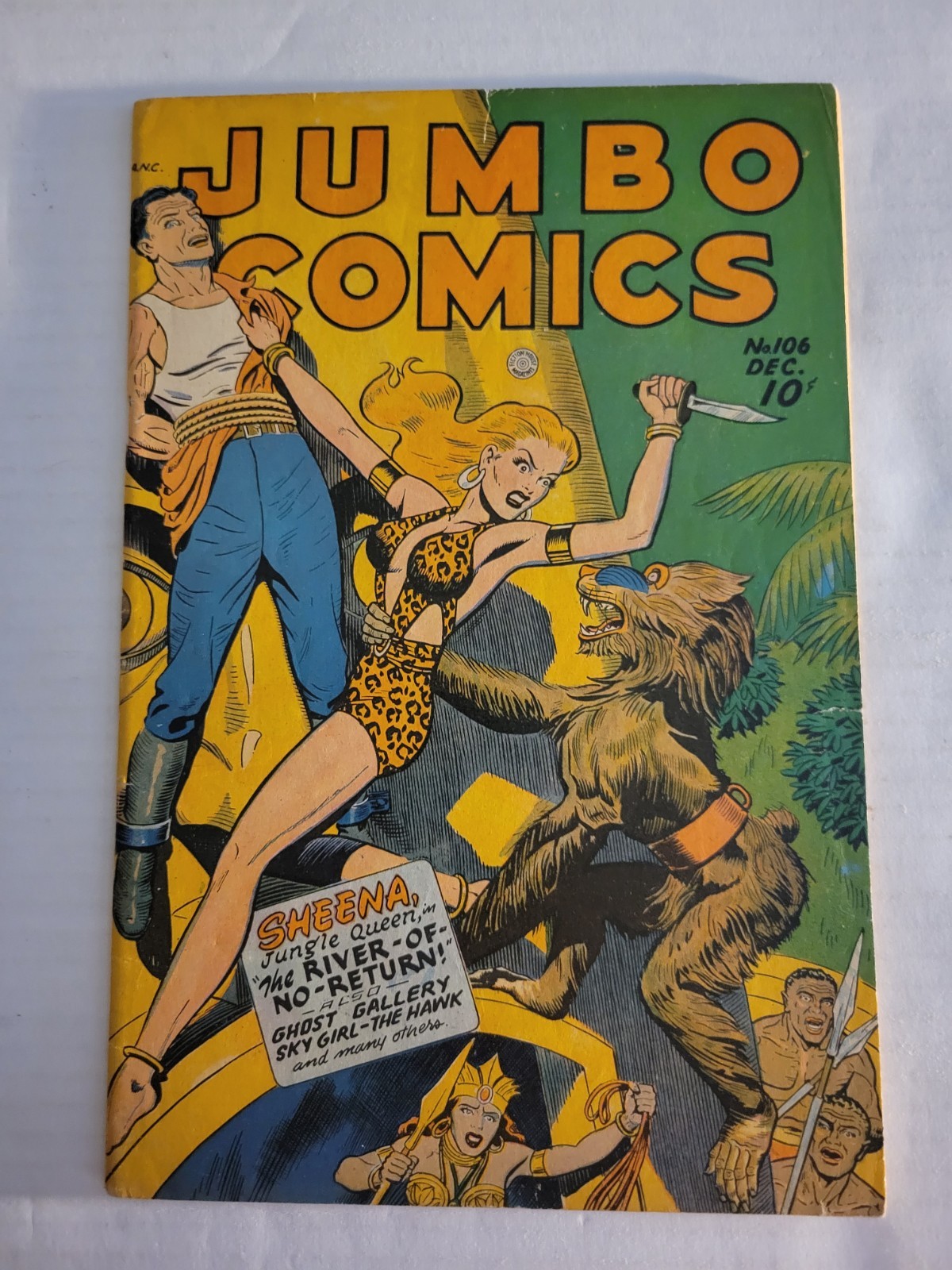Jumbo Comics (Fiction House) #106 Baker, Kamen Golden Age 1947